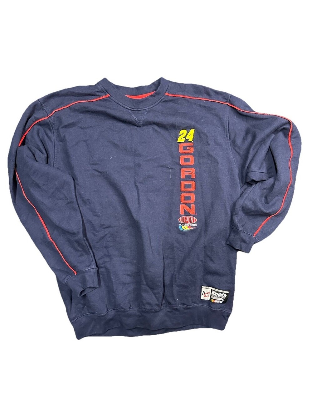 Vintage Jeff Gordon 24 DuPont Hendrick Motorsports NASCAR Crewneck Sweatshirt